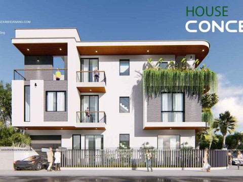 Thi công nhà ở 3 tầng tại đường Lê Văn Linh, Quận Cẩm Lệ, Đà Nẵng Thi công nhà ở 3 tầng tại đường Lê Văn Linh, Quận Cẩm Lệ, Đà Nẵng